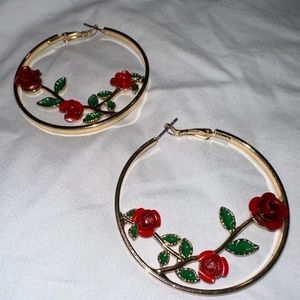 Rose Earrings